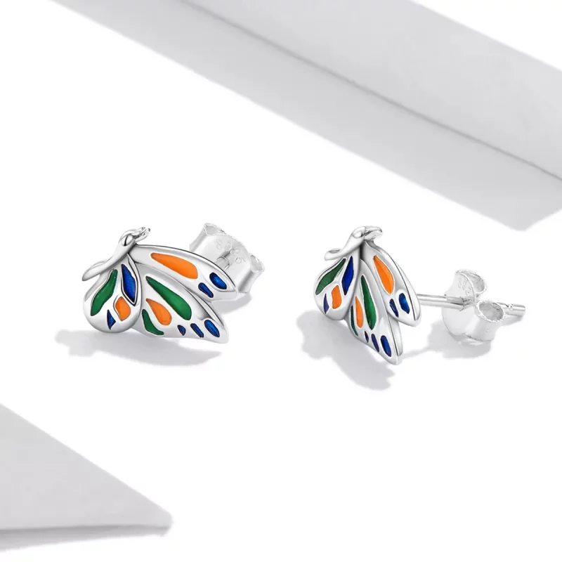 (afbeelding voor) Pandora Style Briljante vlinder Oorknopjes - SCE1359 - Bekijken 3