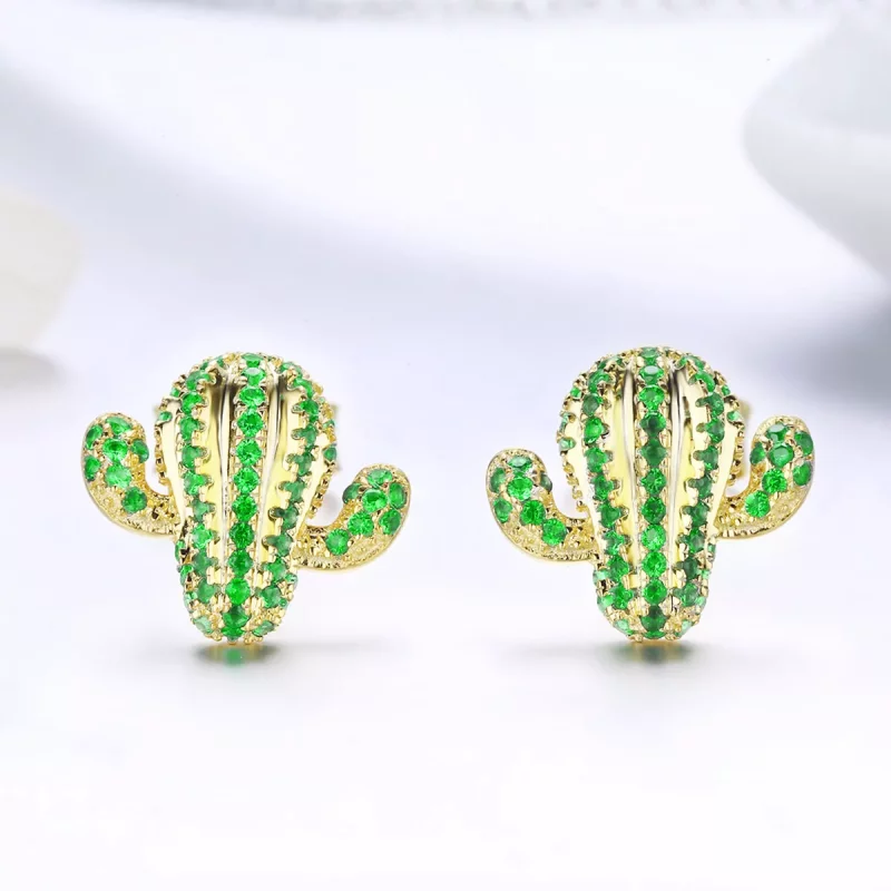 (afbeelding voor) Pandora Style Cactus Oorknopjes - BSE013 - Bekijken 2