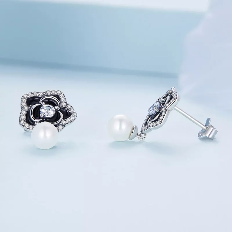 (afbeelding voor) Pandora Style Camelia Oorknopjes - BSE706 - Bekijken 2