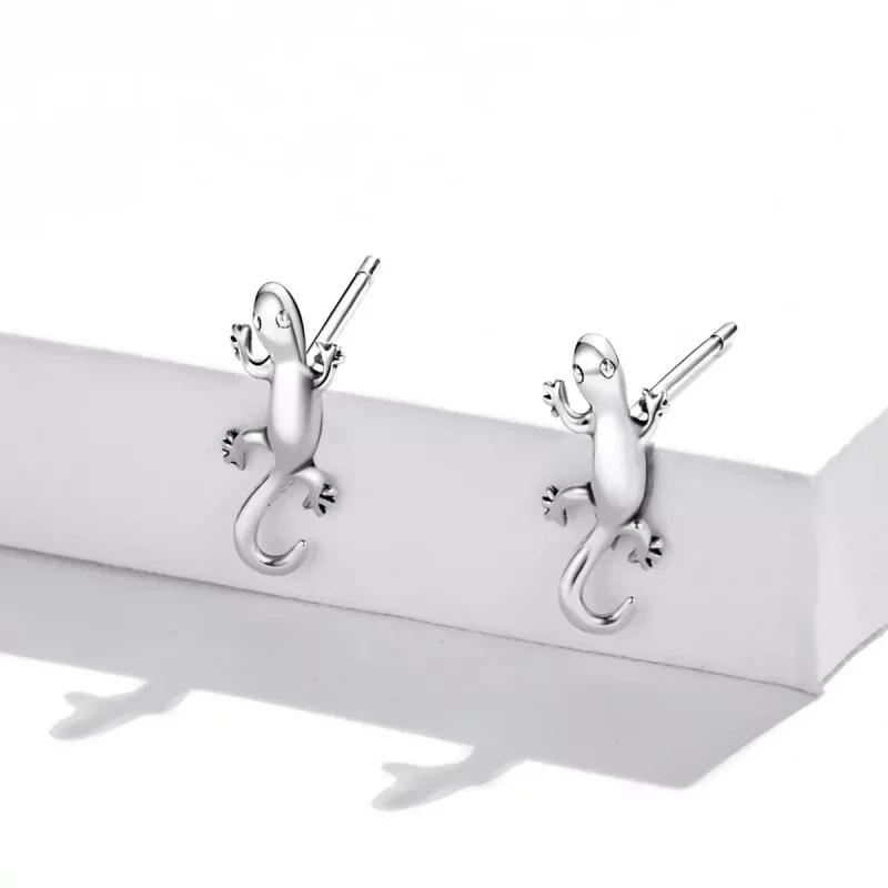 (afbeelding voor) Pandora Style Creatieve Gekko Oorknopjes - SCE1292 - Bekijken 2