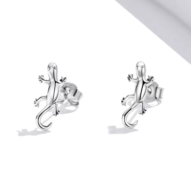 (afbeelding voor) Pandora Style Creatieve Gekko Oorknopjes - SCE1292 - Bekijken 3