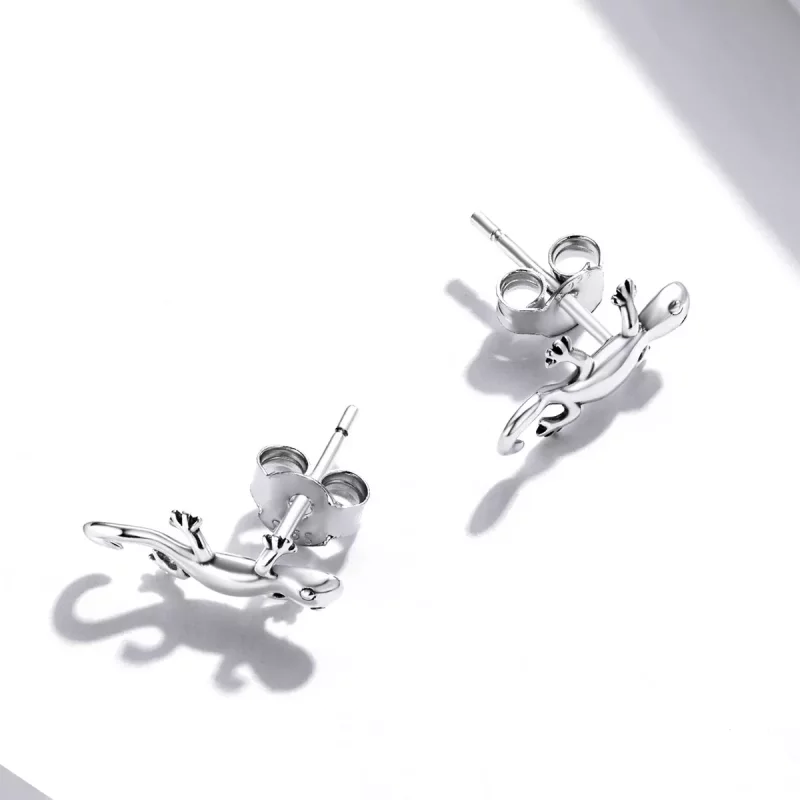 (afbeelding voor) Pandora Style Creatieve Gekko Oorknopjes - SCE1292 - Bekijken 4