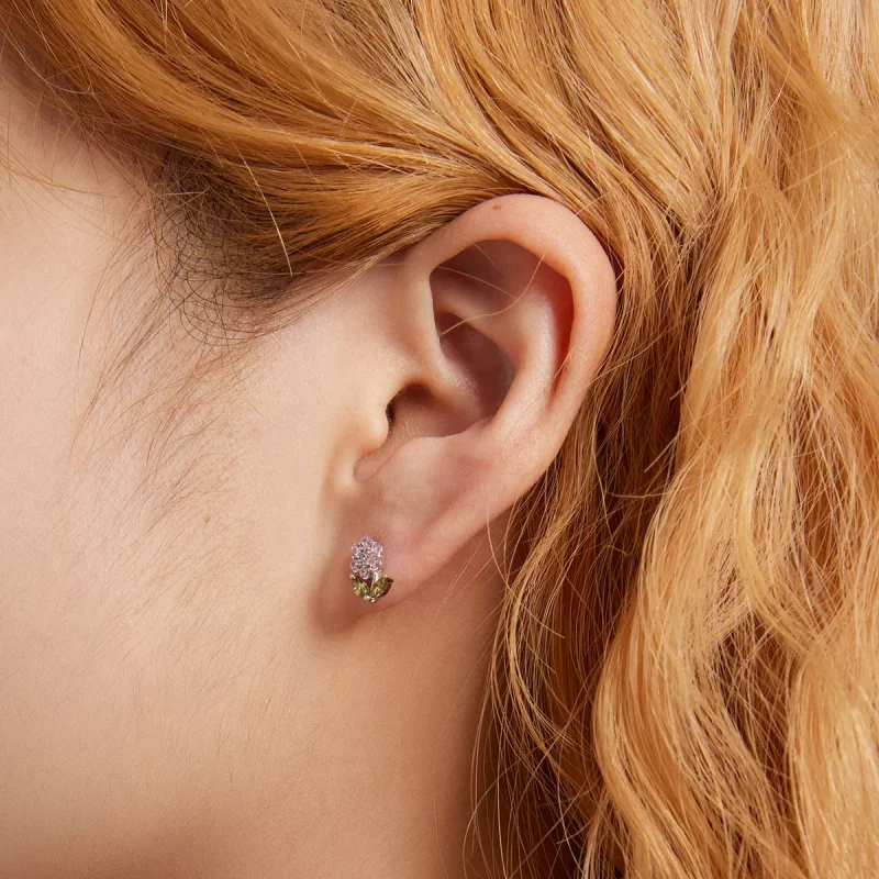 (afbeelding voor) Pandora Style Delicate bloemen Oorknopjes - BSE592-PK - Bekijken 4