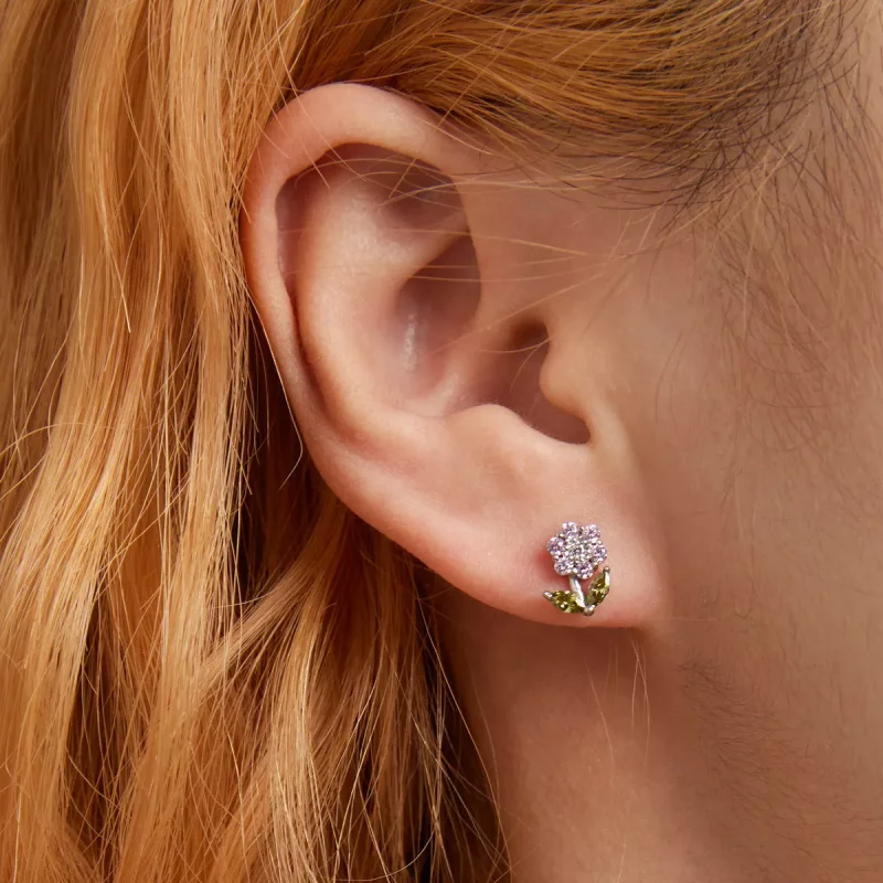 (afbeelding voor) Pandora Style Delicate bloemen Oorknopjes - BSE592-PK - Bekijken 5