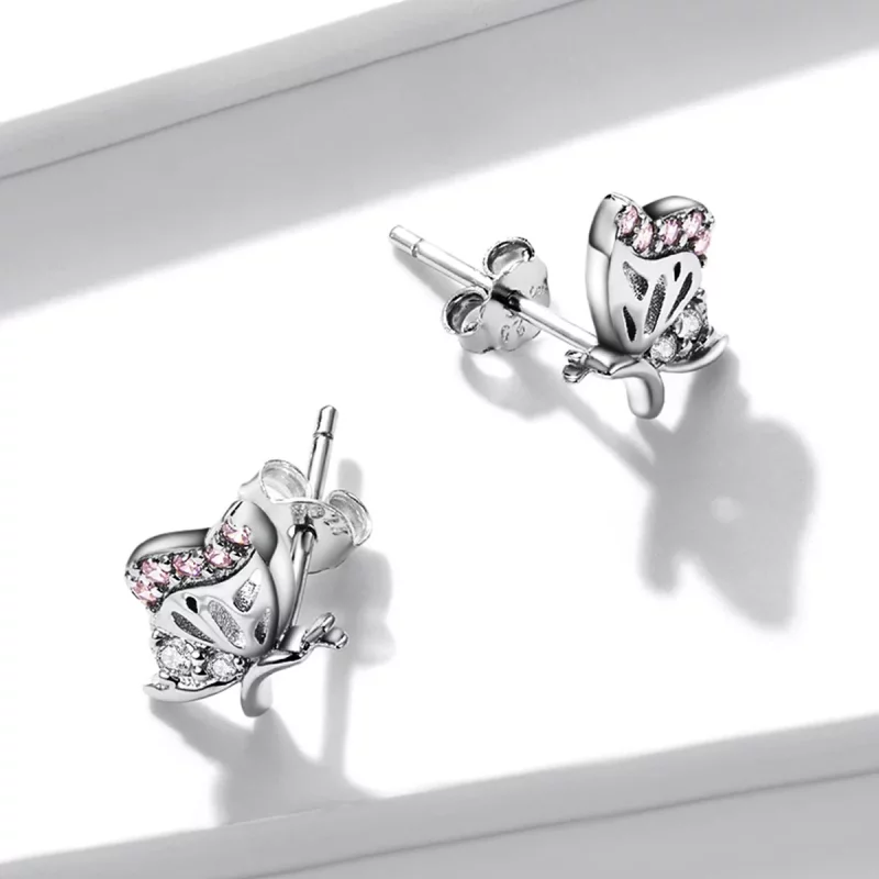 (afbeelding voor) Pandora Style Delicate vlinder Oorknopjes - BSE574 - Bekijken 2