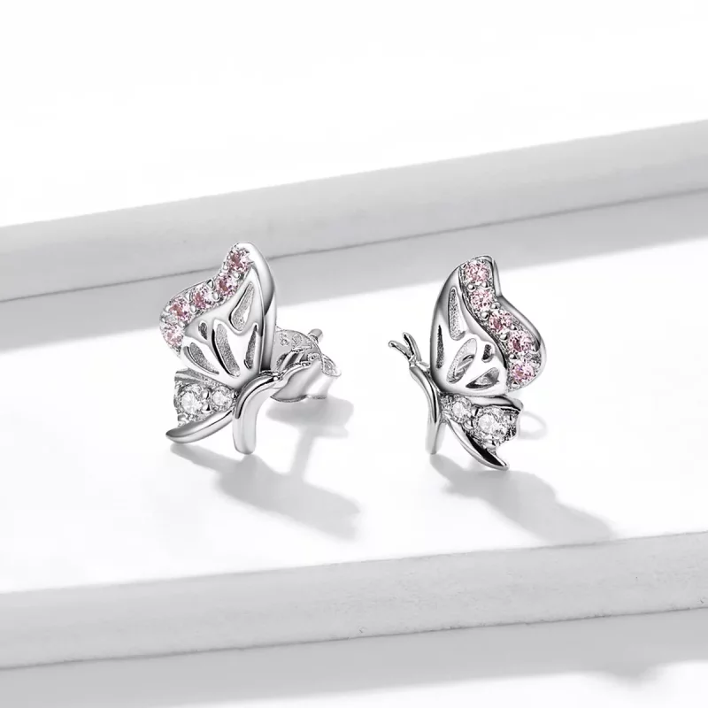 (afbeelding voor) Pandora Style Delicate vlinder Oorknopjes - BSE574 - Bekijken 3