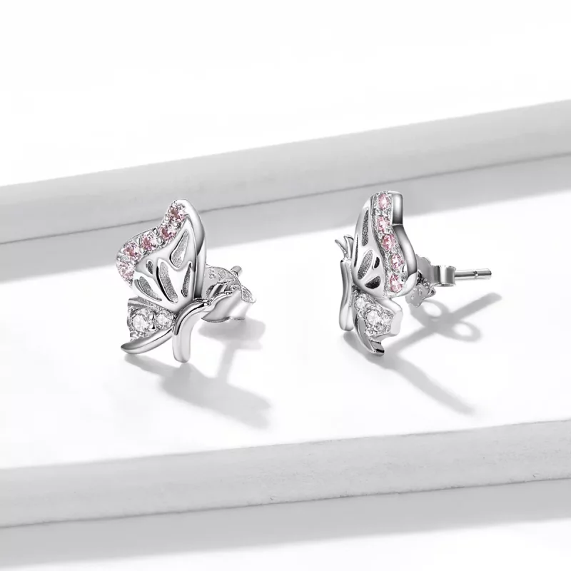 (afbeelding voor) Pandora Style Delicate vlinder Oorknopjes - BSE574 - Bekijken 4