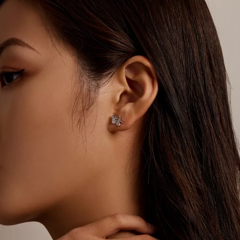 (afbeelding voor) Pandora Style Delicate vlinder Oorknopjes - BSE574 - Bekijken 7