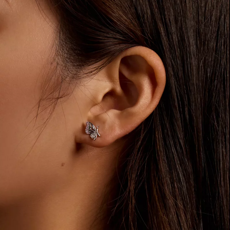 (afbeelding voor) Pandora Style Delicate vlinder Oorknopjes - BSE574 - Bekijken 8