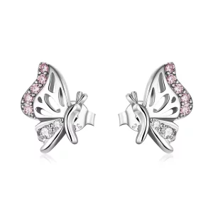 (afbeelding voor) Pandora Style Delicate vlinder Oorknopjes - BSE574
