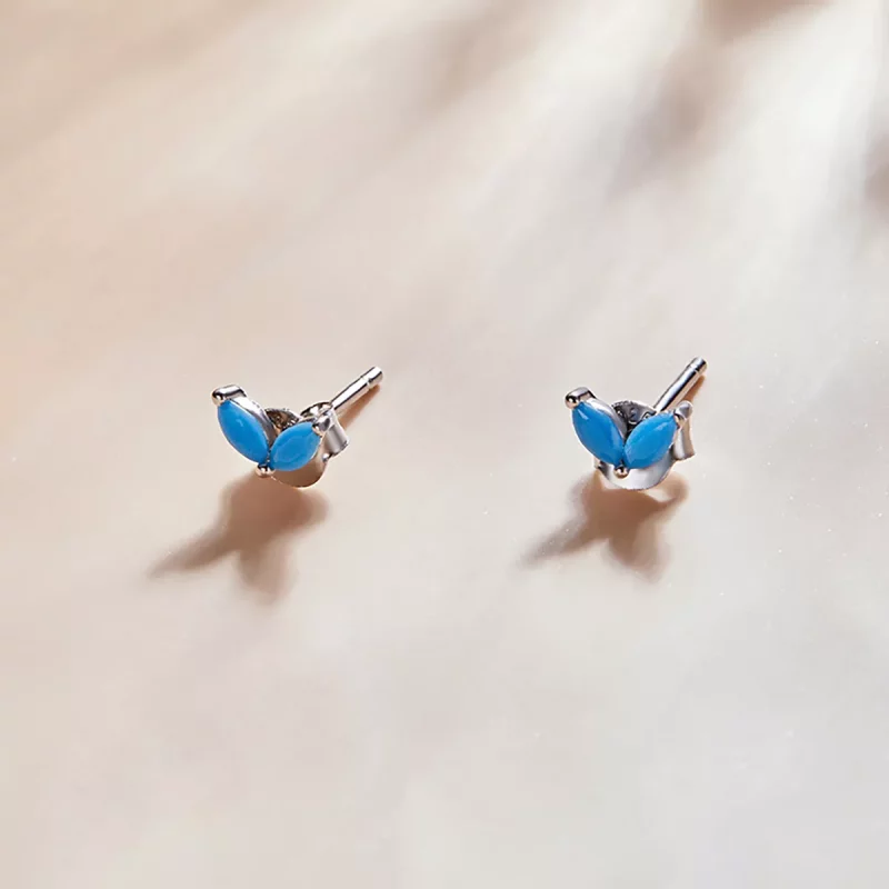 (afbeelding voor) Pandora Style Delicate vlinder Oorknopjes - SCE1240-BU - Bekijken 2