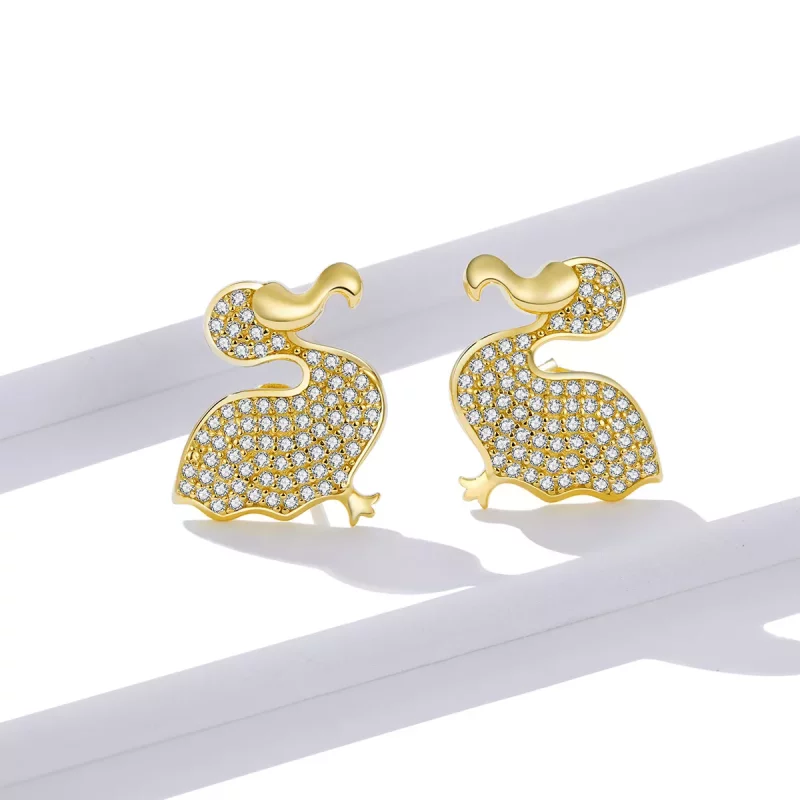 (afbeelding voor) Pandora Style Dodo Vogel Oorknopjes - BSE370 - Bekijken 2