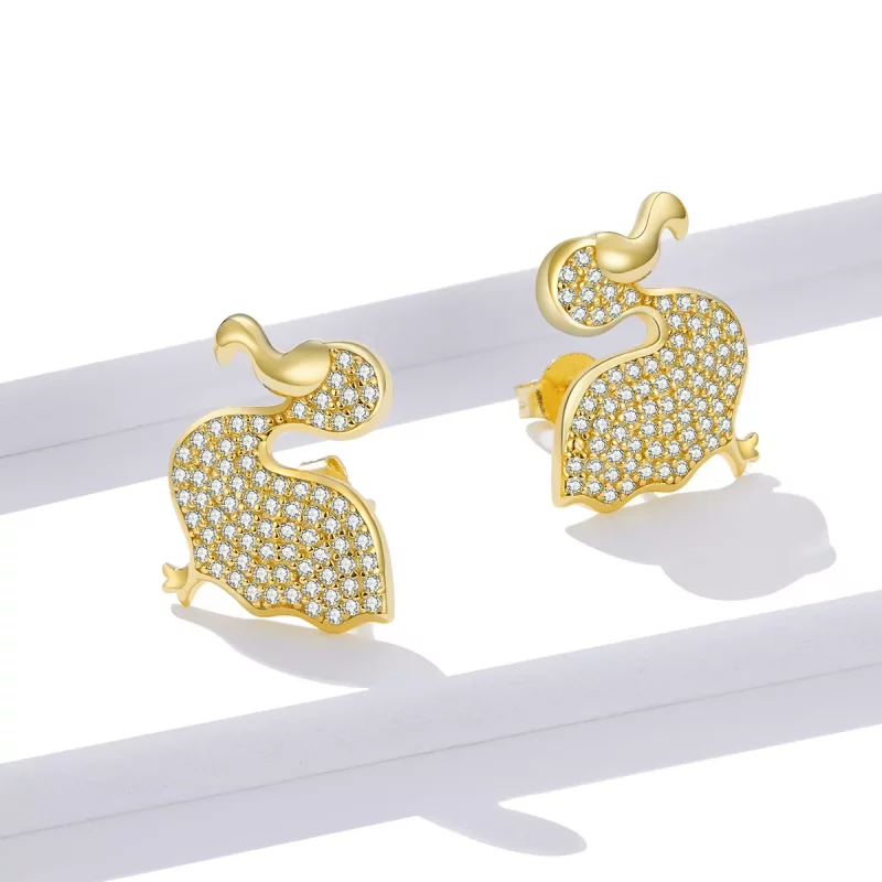 (afbeelding voor) Pandora Style Dodo Vogel Oorknopjes - BSE370 - Bekijken 5