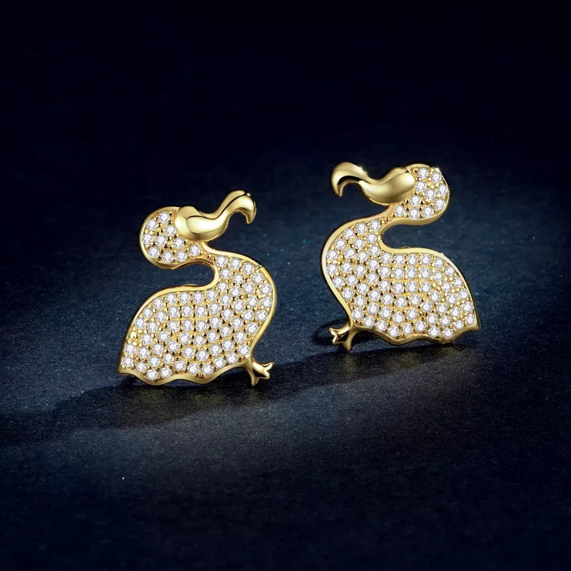 (afbeelding voor) Pandora Style Dodo Vogel Oorknopjes - BSE370 - Bekijken 6