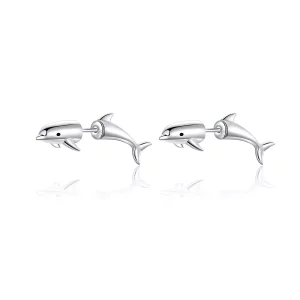 Pandora Style Dolfijn Oorknopjes - BSE184 (afbeelding voor) Pandora Style Dolfijn Oorknopjes - BSE184
