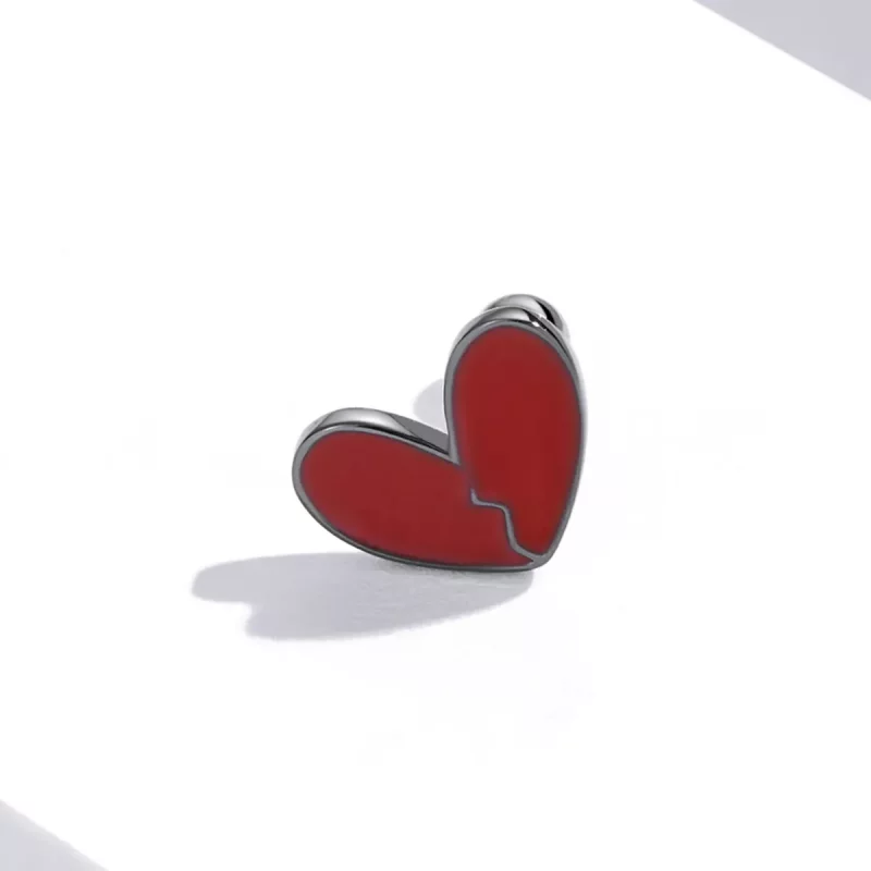 (afbeelding voor) Pandora Style Donker Hart Oorknopjes - SCE1326 - Bekijken 2