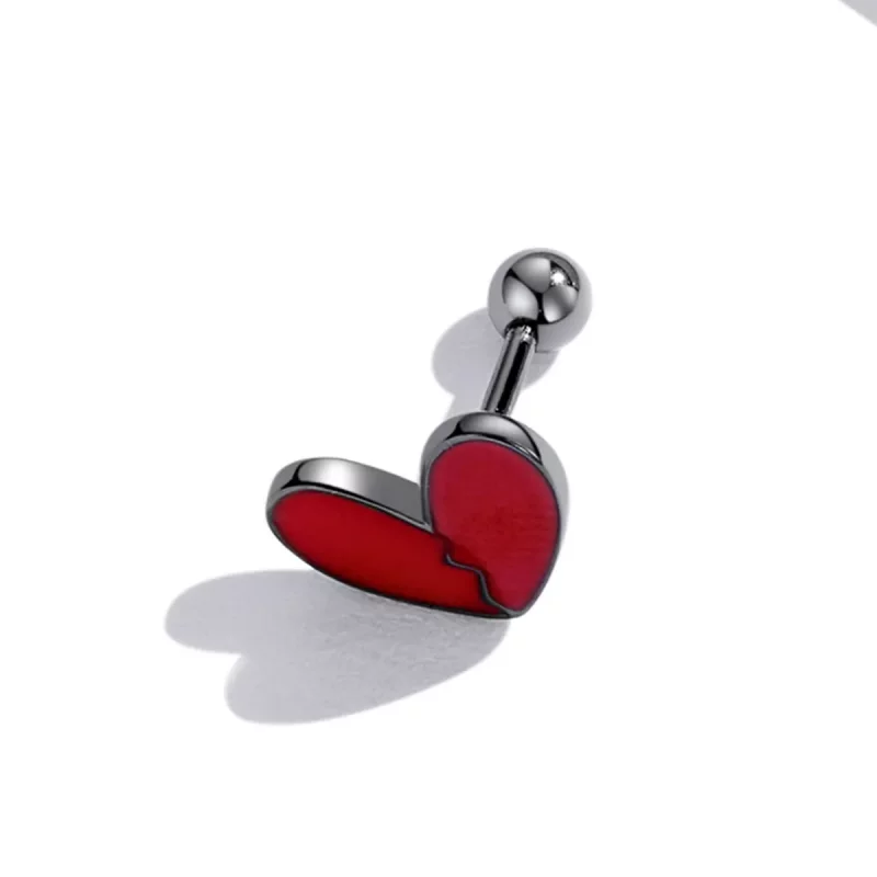 (afbeelding voor) Pandora Style Donker Hart Oorknopjes - SCE1326 - Bekijken 4