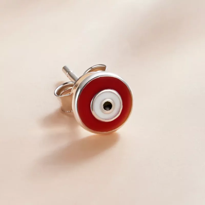 (afbeelding voor) Pandora Style Duivelsoog Oorknopjes - SCE1207-RD - Bekijken 2
