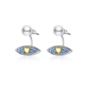 (afbeelding voor) Pandora Style Duivelsoog Oorknopjes - SCE822