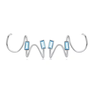Pandora Style Eenvoudige ingelegde steen Oorknopjes - SCE1463 (afbeelding voor) Pandora Style Eenvoudige ingelegde steen Oorknopjes - SCE1463