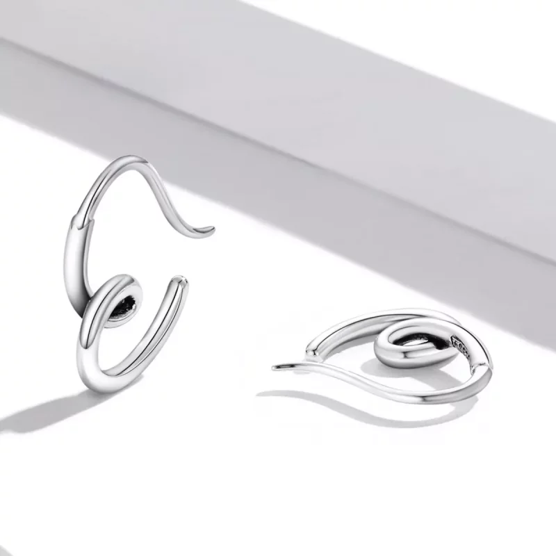 (afbeelding voor) Pandora Style Eenvoudige liefde Oorknopjes - SCE1333 - Bekijken 3