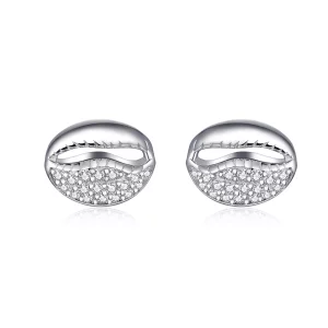 Pandora Style Eenvoudige shell Oorknopjes - BSE409 (afbeelding voor) Pandora Style Eenvoudige shell Oorknopjes - BSE409
