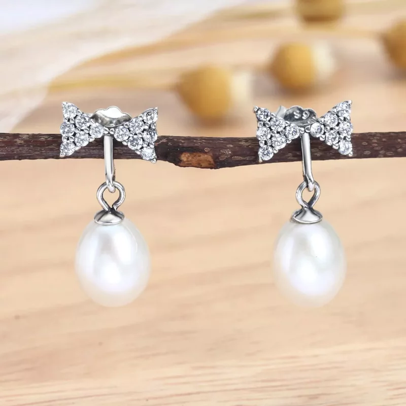 (afbeelding voor) Pandora Style Elegant licht Oorknopjes - VSE101 - Bekijken 3