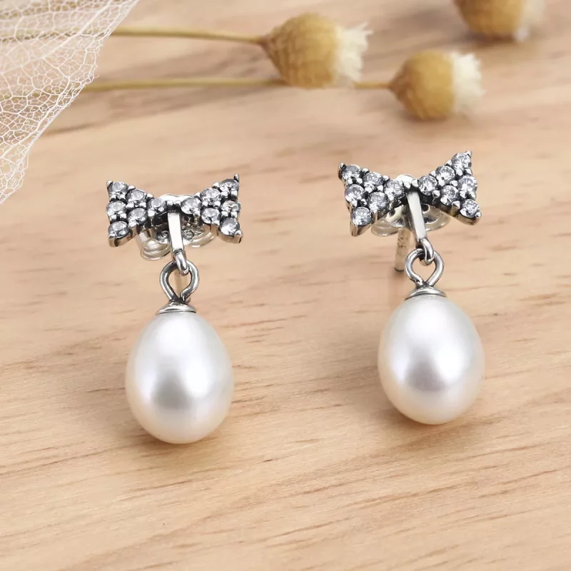 (afbeelding voor) Pandora Style Elegant licht Oorknopjes - VSE101 - Bekijken 4