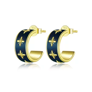 Pandora Style Elegante Orchidee Oorknopjes - BSE428 (afbeelding voor) Pandora Style Elegante Orchidee Oorknopjes - BSE428