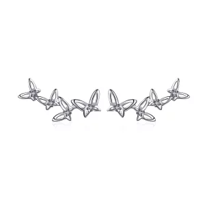 Pandora Style Elegante Vlinderdans Oorknopjes - BSE056 (afbeelding voor) Pandora Style Elegante Vlinderdans Oorknopjes - BSE056