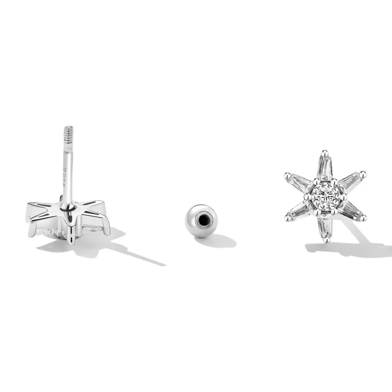 (afbeelding voor) Pandora Style Geraffineerde Zirkoon Oorknopjes - SCE1458 - Bekijken 4