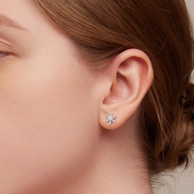 (afbeelding voor) Pandora Style Geraffineerde Zirkoon Oorknopjes - SCE1458 - Bekijken 7