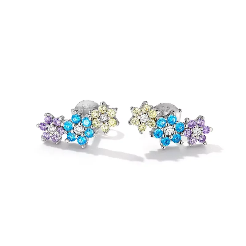 (afbeelding voor) Pandora Style Glans Bloemen Oorknopjes - BSE593 - Bekijken 2