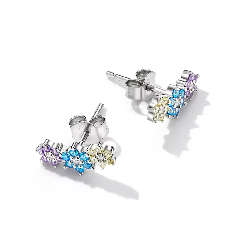 (afbeelding voor) Pandora Style Glans Bloemen Oorknopjes - BSE593 - Bekijken 4