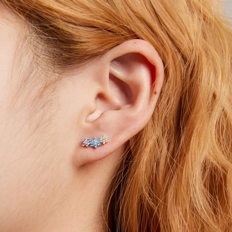 (afbeelding voor) Pandora Style Glans Bloemen Oorknopjes - BSE593 - Bekijken 8