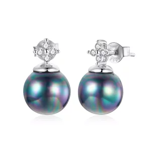 Pandora Style Glimmende kralen Oorknopjes - BSE498 (afbeelding voor) Pandora Style Glimmende kralen Oorknopjes - BSE498