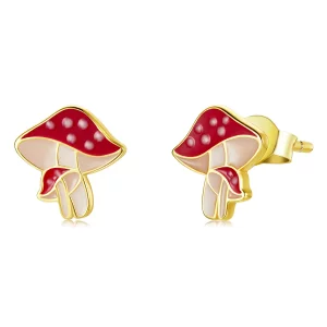 Pandora Style Herfst - Paddenstoelen Oorknopjes - SCE1245 (afbeelding voor) Pandora Style Herfst - Paddenstoelen Oorknopjes - SCE1245