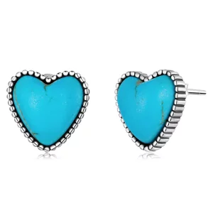 Pandora Style Hou van Turkoois Oorknopjes - BSE591 (afbeelding voor) Pandora Style Hou van Turkoois Oorknopjes - BSE591