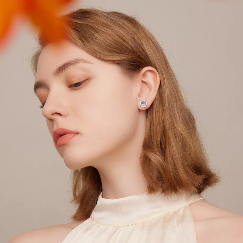 (afbeelding voor) Pandora Style Iris Oorknopjes - BSE667 - Bekijken 5