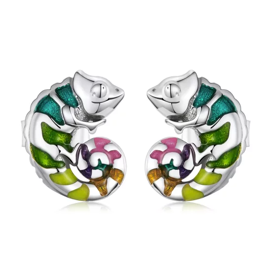 (afbeelding voor) Pandora Style Kameleon Oorknopjes - BSE587