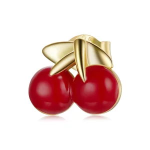 Pandora Style Kers Oorknopjes - SCE1061 (afbeelding voor) Pandora Style Kers Oorknopjes - SCE1061