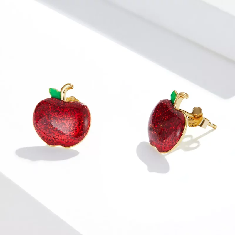 (afbeelding voor) Pandora Style Kerst appels Oorknopjes - SCE1314 - Bekijken 3
