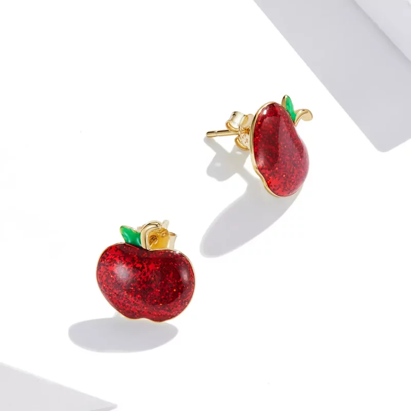 (afbeelding voor) Pandora Style Kerst appels Oorknopjes - SCE1314 - Bekijken 4