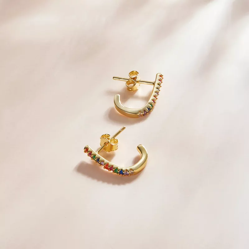 (afbeelding voor) Pandora Style Kerststok Oorknopjes - SCE1167-B - Bekijken 4