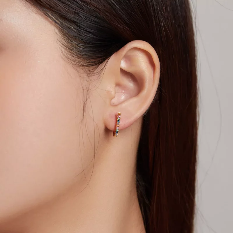 (afbeelding voor) Pandora Style Kerststok Oorknopjes - SCE1167-B - Bekijken 6