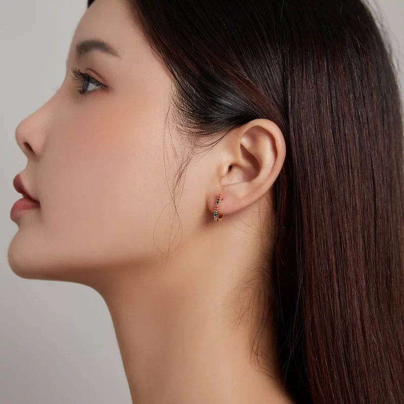 (afbeelding voor) Pandora Style Kerststok Oorknopjes - SCE1167-B - Bekijken 7