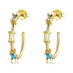 Pandora Style Kleurrijke Zirkoon Oorknopjes - SCE1211 (afbeelding voor) Pandora Style Kleurrijke Zirkoon Oorknopjes - SCE1211