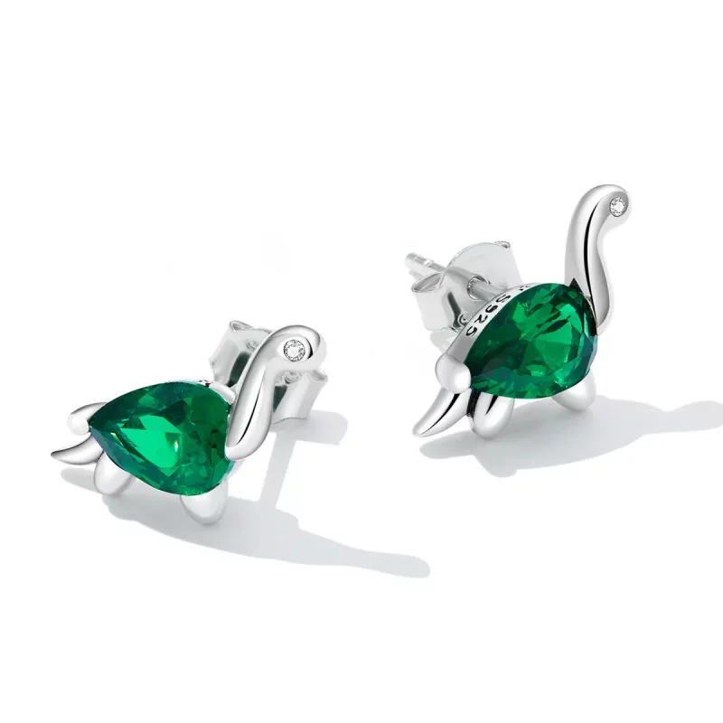 (afbeelding voor) Pandora Style Leuke Dinosaurus Oorknopjes - SCE1379 - Bekijken 3