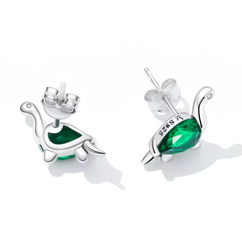 (afbeelding voor) Pandora Style Leuke Dinosaurus Oorknopjes - SCE1379 - Bekijken 4