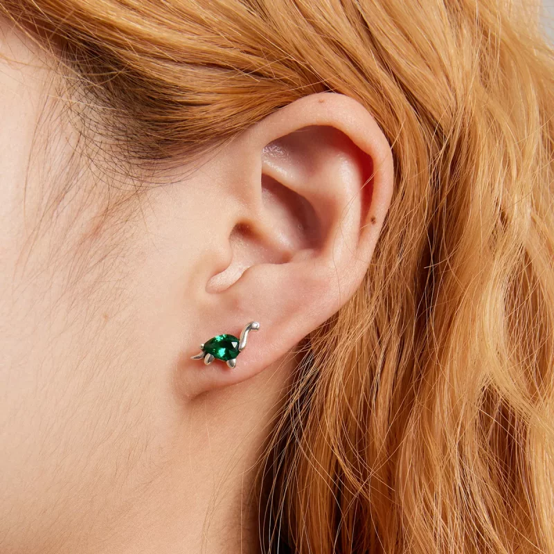 (afbeelding voor) Pandora Style Leuke Dinosaurus Oorknopjes - SCE1379 - Bekijken 5